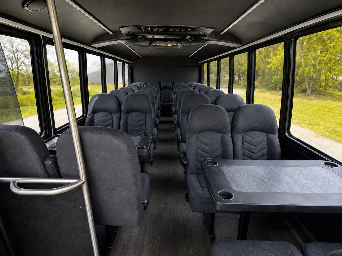 bismarck 18 passenger minibus interior