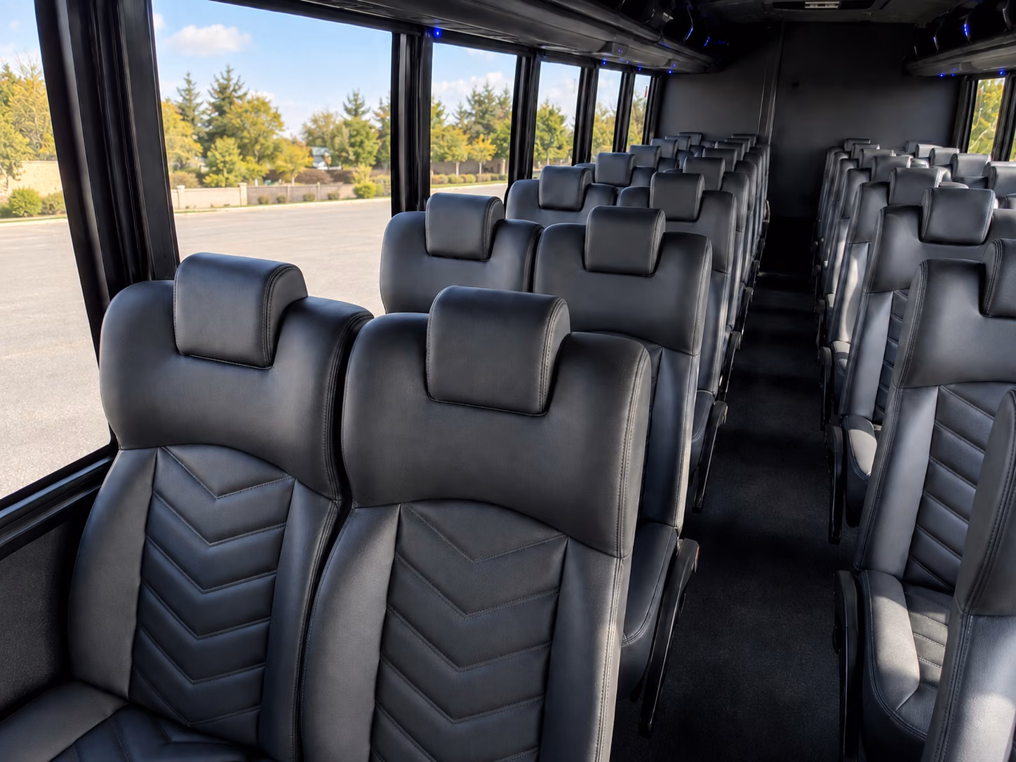 bismarck 20 passenger minibus inside