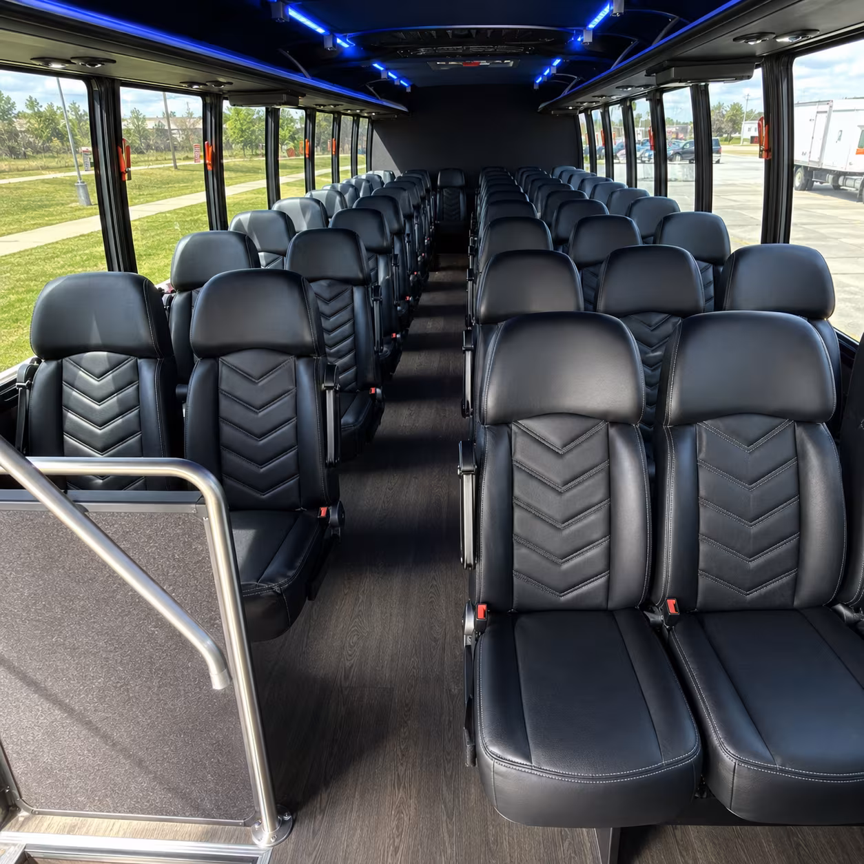 bismarck 25 passenger minibus inside