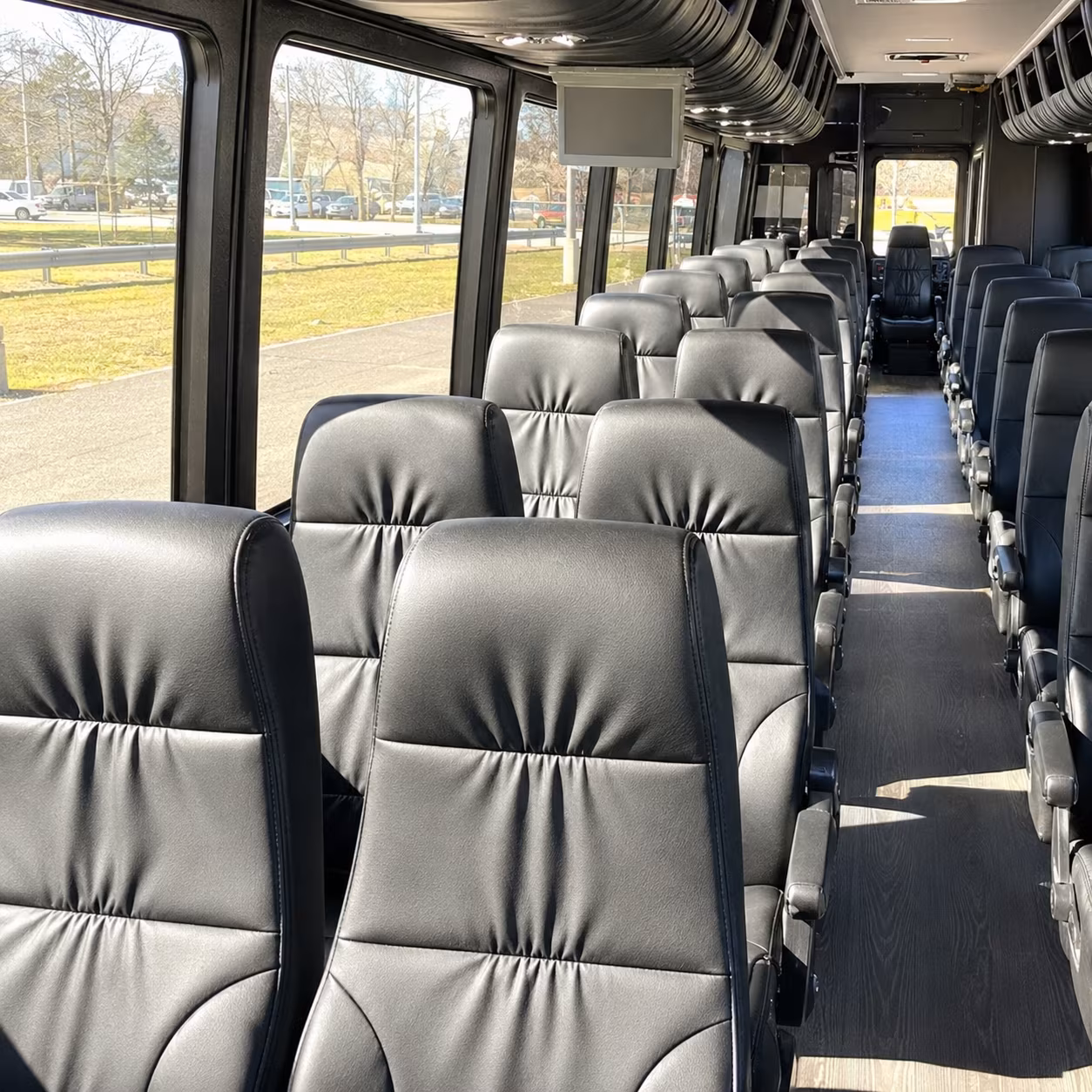 bismarck 30 passenger minibus inside