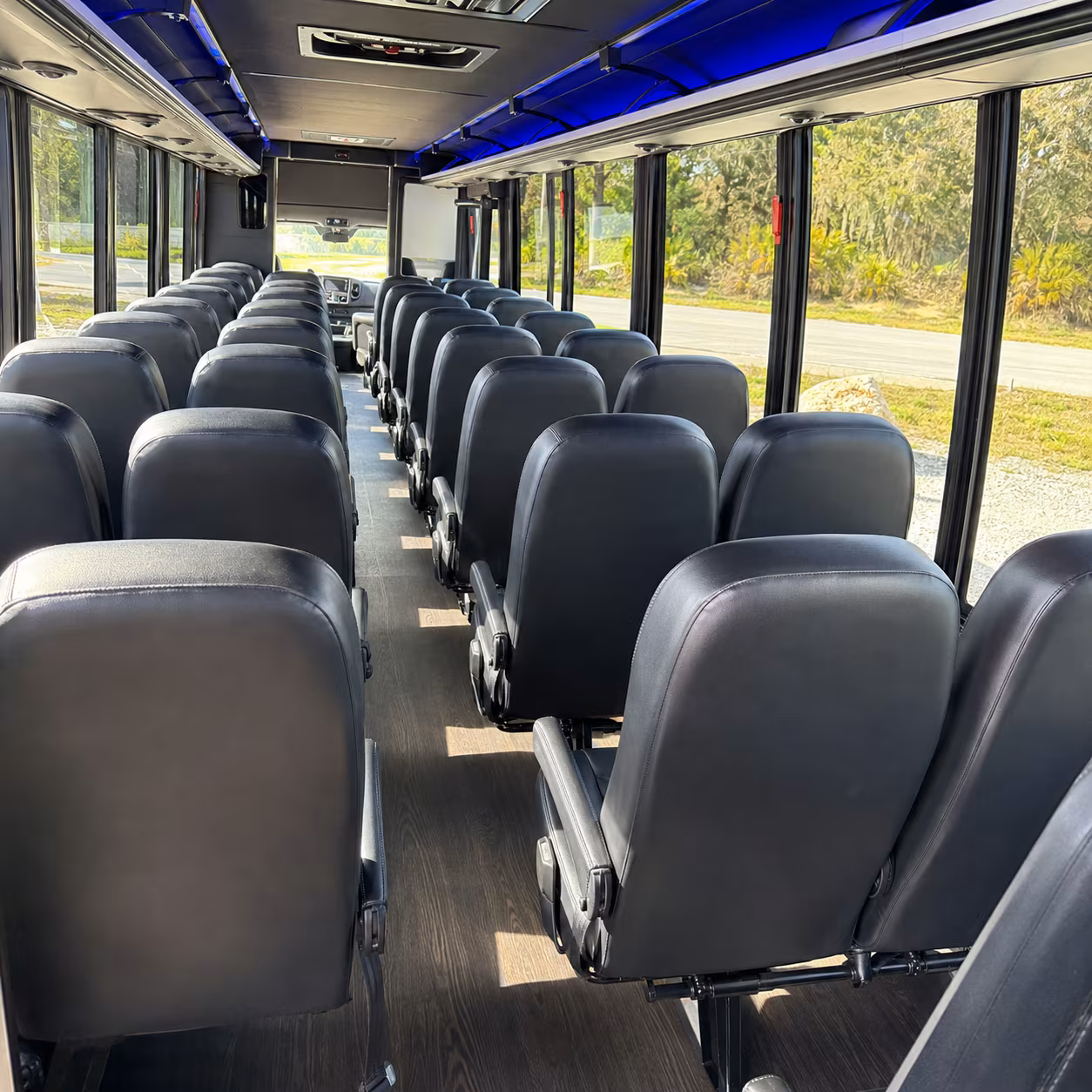 bismarck 30 passenger minibus interior