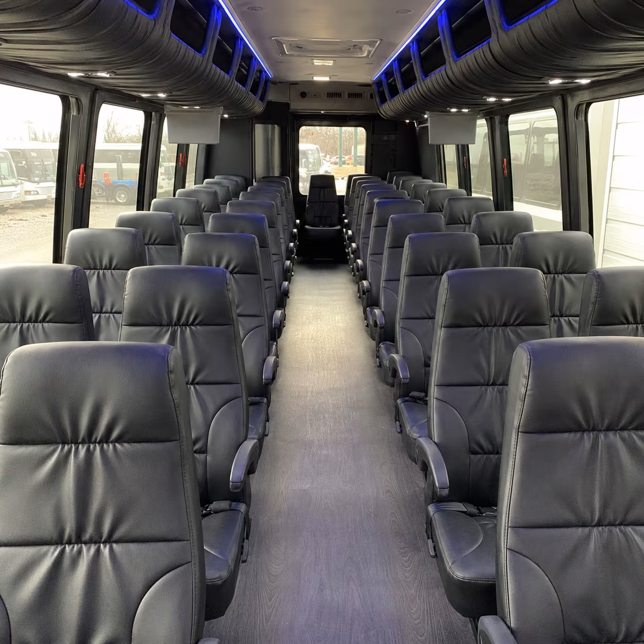 bismarck 35 passenger minibus interior