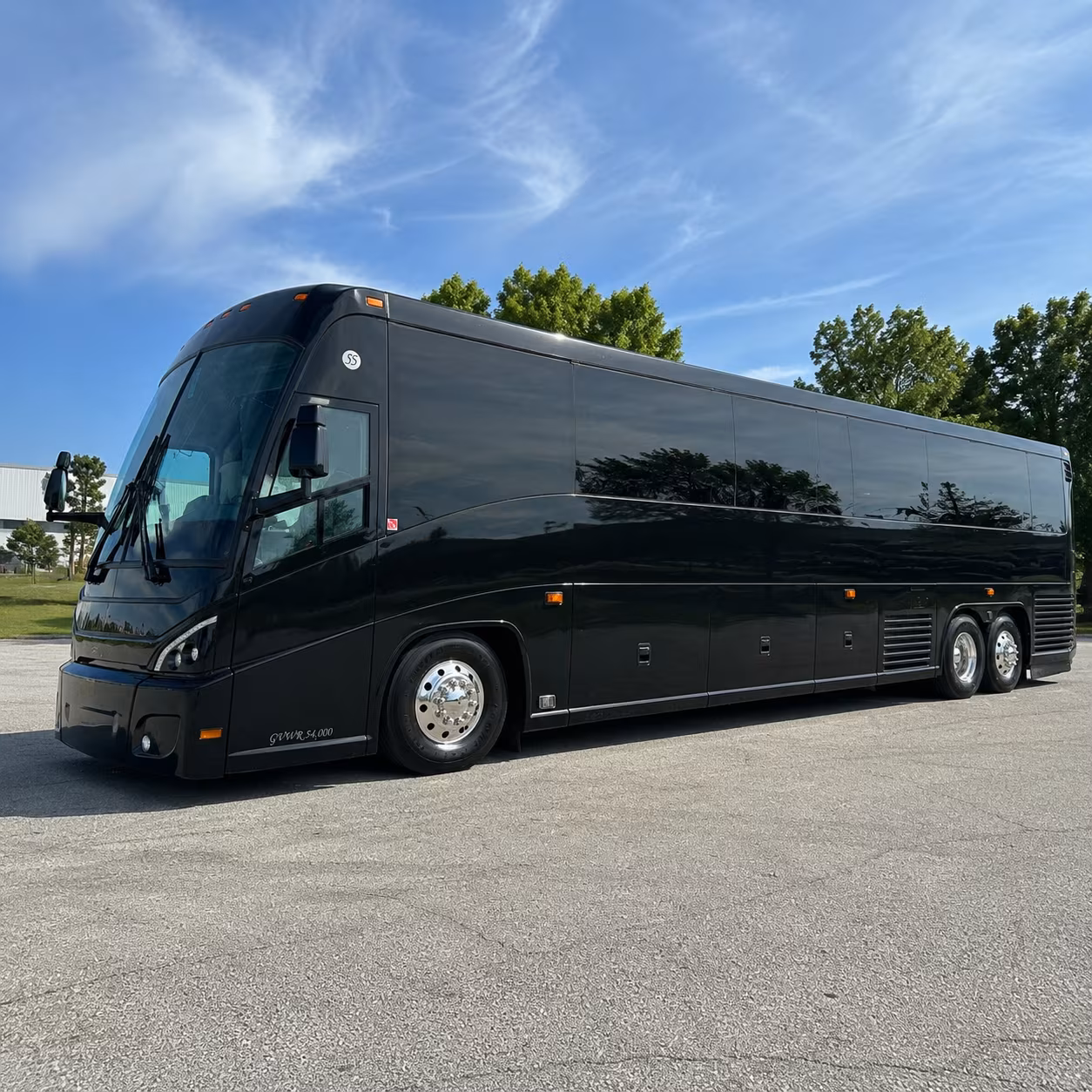 bismarck 47 passenger charter bus