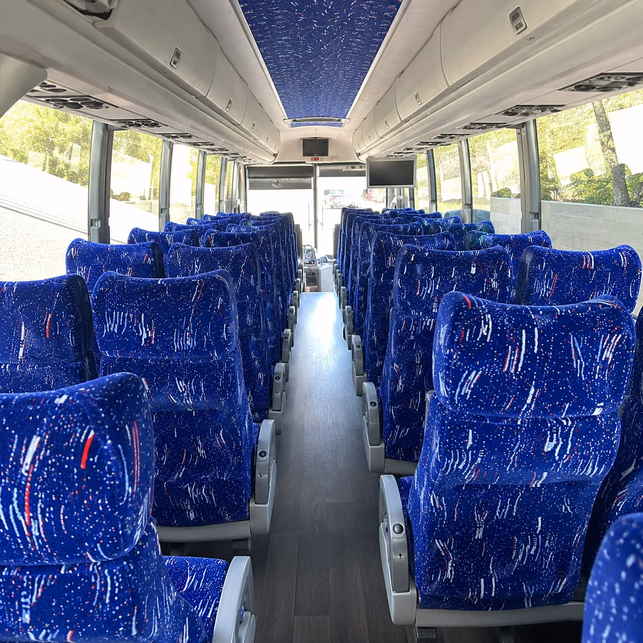 bismarck 50 passenger charter bus interior