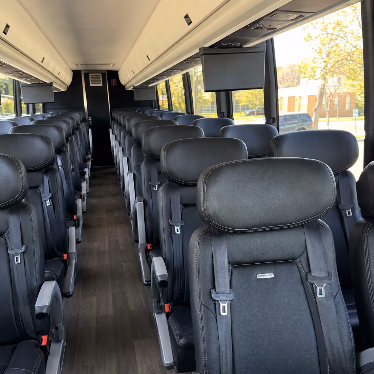 bismarck charter bus inside