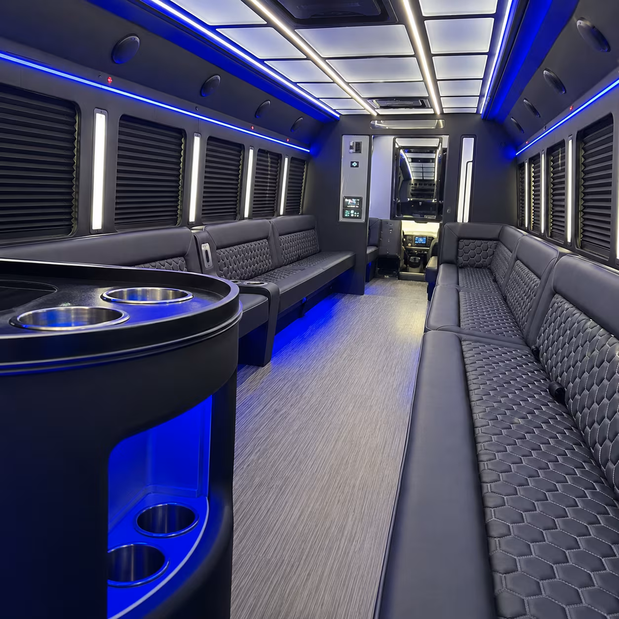 bismarck party bus inside
