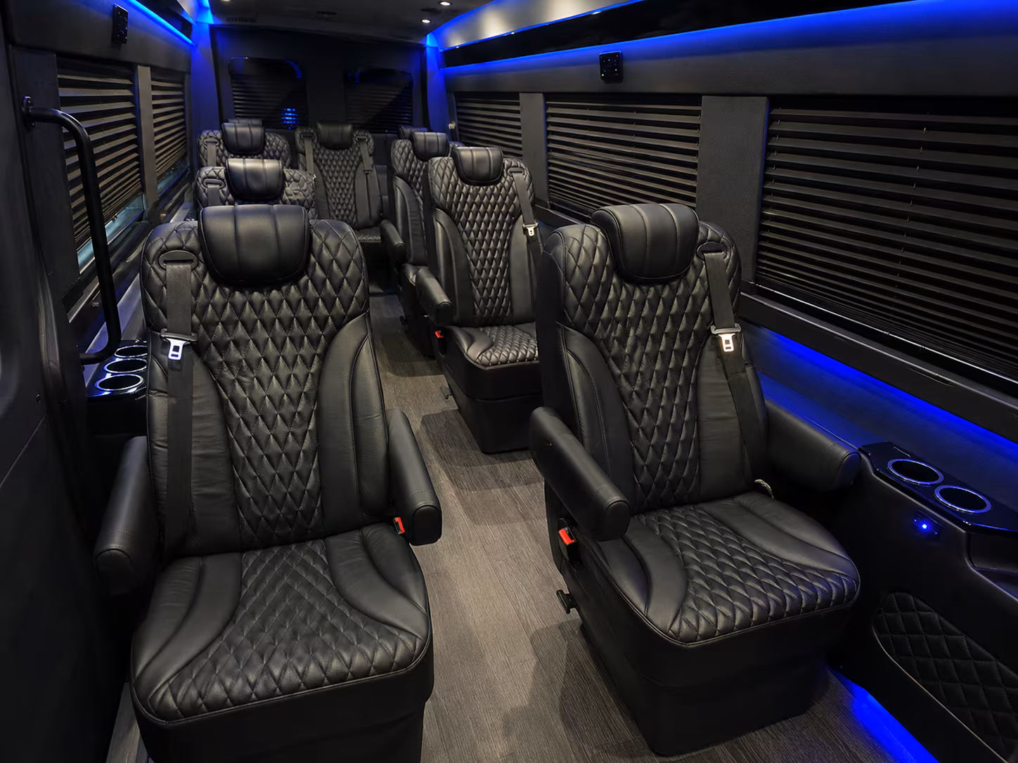 bismarck sprinter van with driver inside