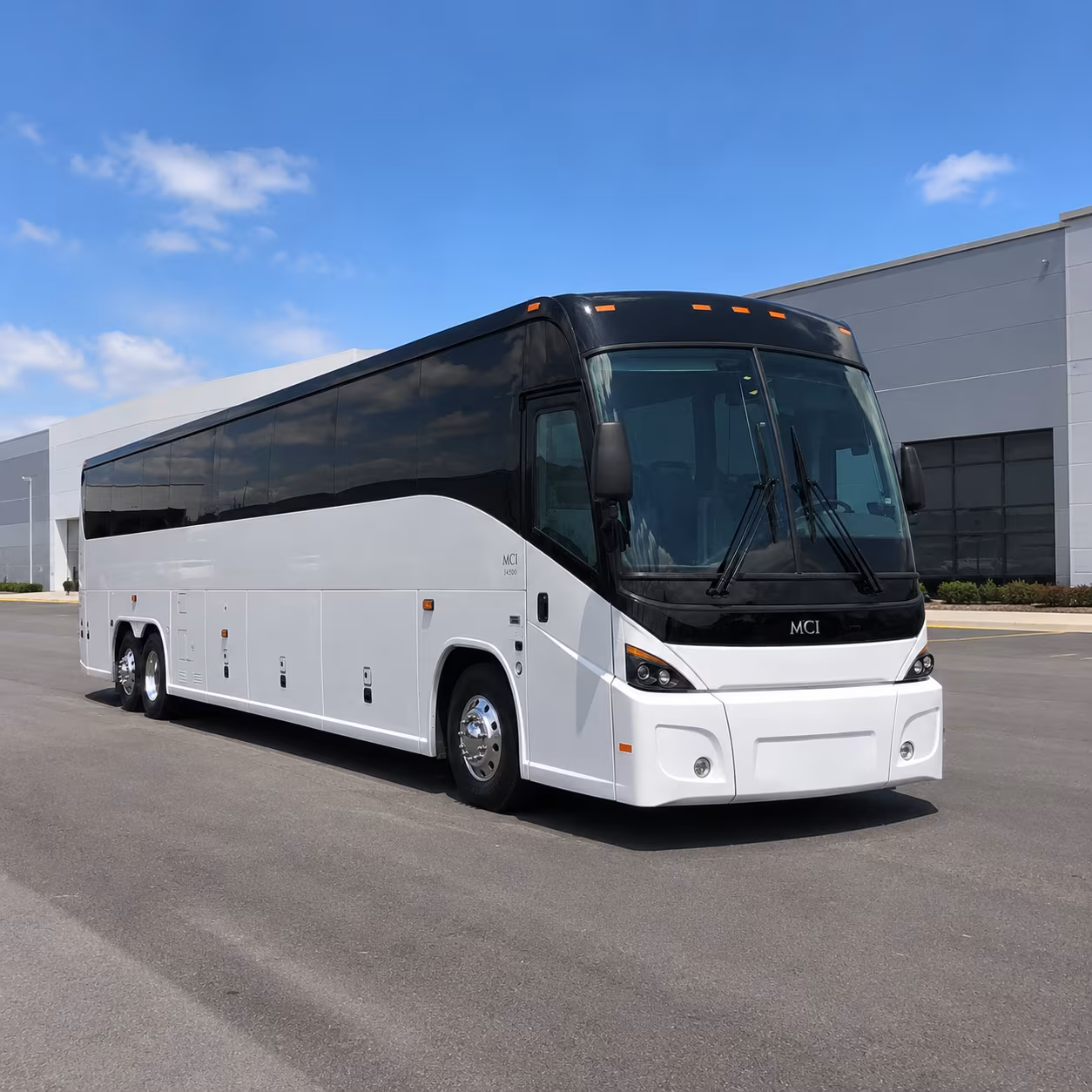 charter buses for bismarck trade show attendees arriving at bis airport